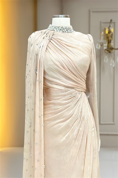 Helen Abiye Elbise Krem