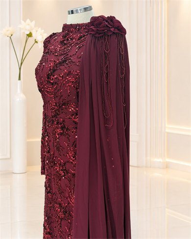 Hüda Abiye Bordo