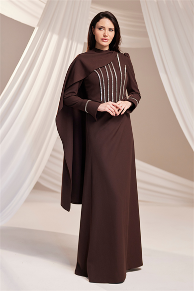 İlay Abiye Kahverengi