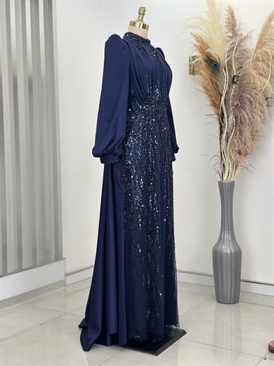 İncilay Abiye Lacivert