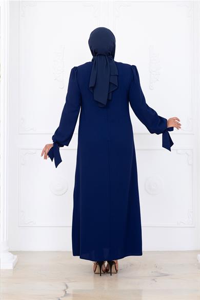 İrem Tesettür Abiye Lacivert