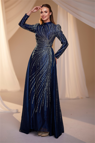 Işıl Abiye Lacivert