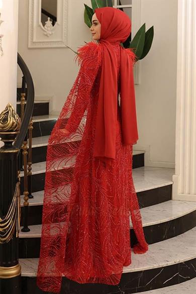 Kamelya Abiye Kırmızı