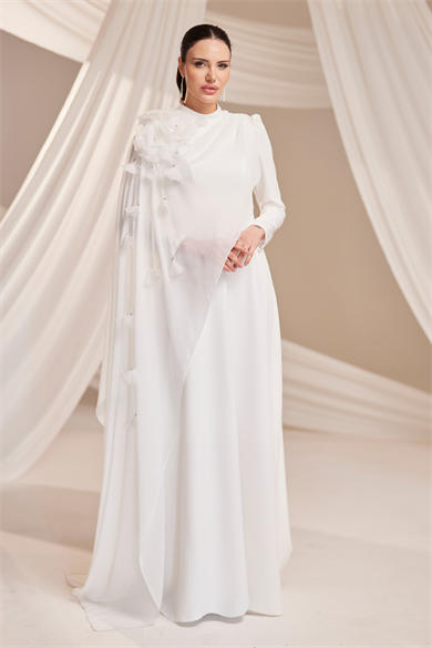 Kardelen Abiye Beyaz