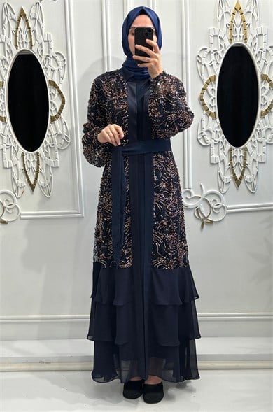 Kayra Abaya Lacivert