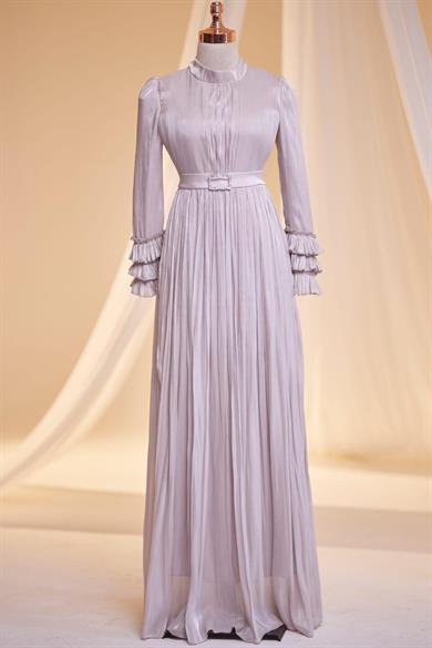 Lina Tesettür Abiye Pudra