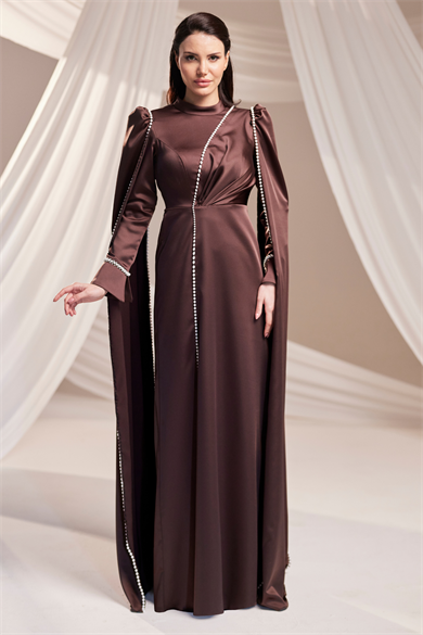 Liya Abiye Kahverengi