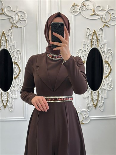 Melinda Tulum Kahverengi