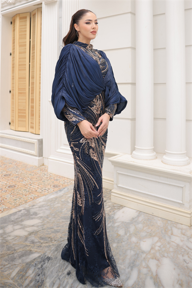 Minel Abiye Lacivert