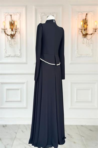 Naz Abiye Elbise Siyah