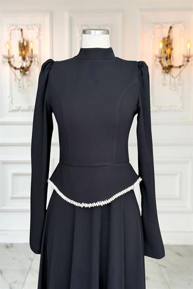 Naz Abiye Elbise Siyah