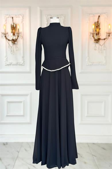 Naz Abiye Elbise Siyah