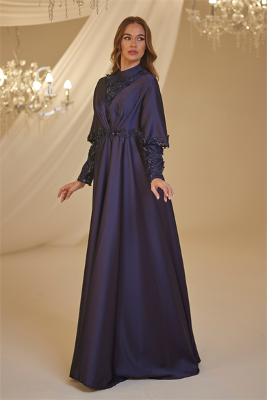 Nigar Abiye Lacivert