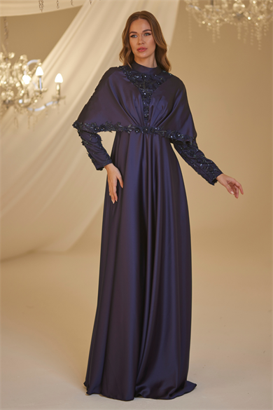 Nigar Abiye Lacivert