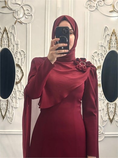 Özgün Abiye Bordo
