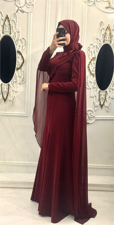 Özgün Abiye Bordo