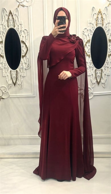 Özgün Abiye Bordo