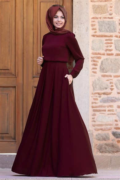 Pınar Şems - Serra Dress Claret Red