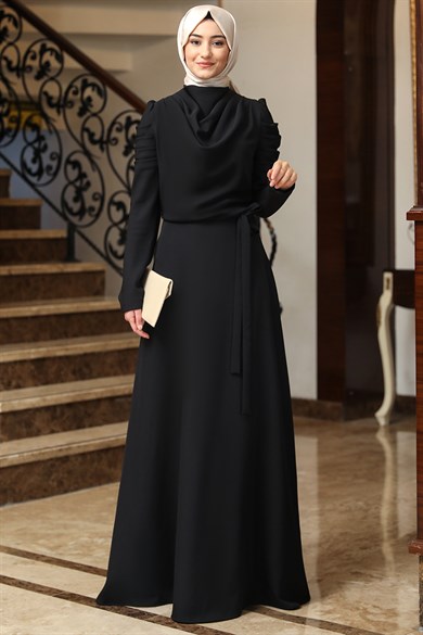 Rabeysa - Kardelen Elbise Siyah