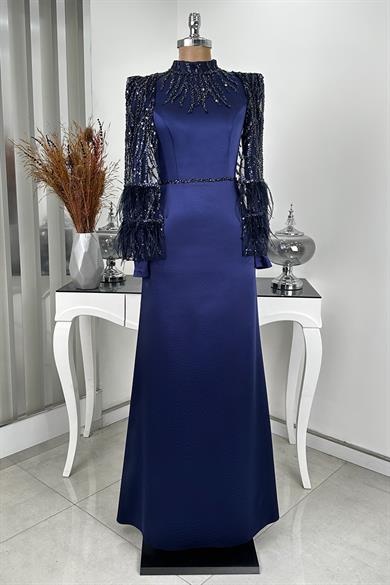 Ranazen Matmazel Abiye Lacivert