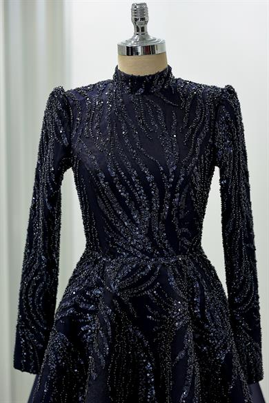 Ranazen Venüs Abiye Lacivert