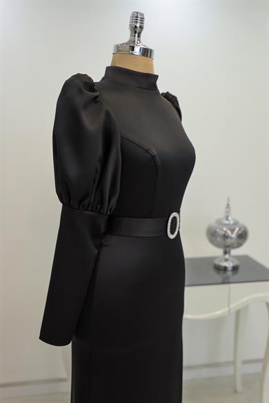 Ranazen Viole Abiye Siyah