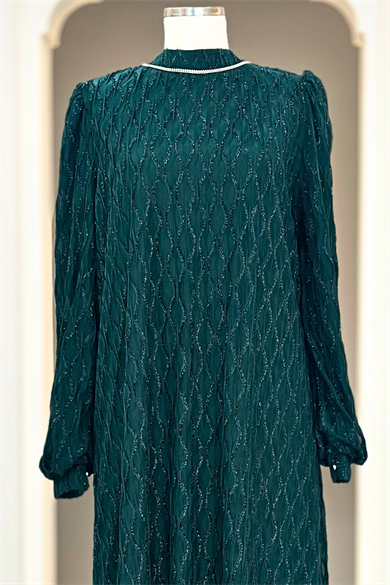 Ravza Abiye Elbise Zümrüt