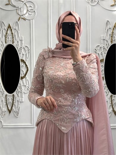 Salkım Abiye Pudra