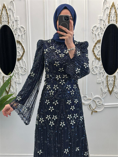 Şayeste Abiye Lacivert