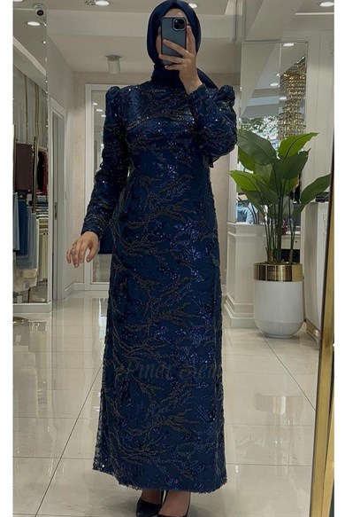 Semanur Abiye Lacivert