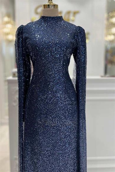 Sürpriz Abiye Lacivert