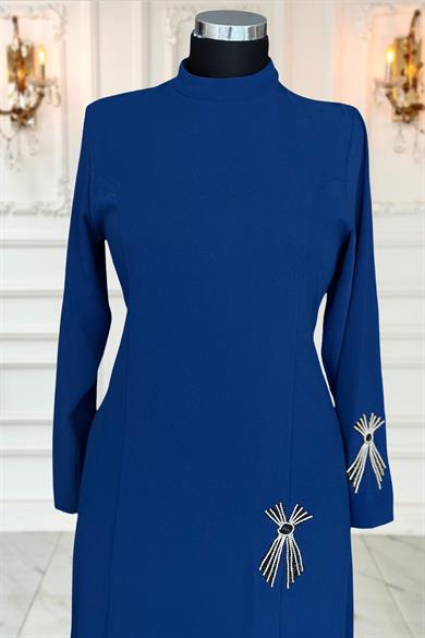 Tuay Abiye Elbise İndigo