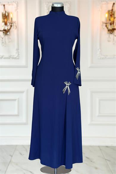Tuay Abiye Elbise Lacivert