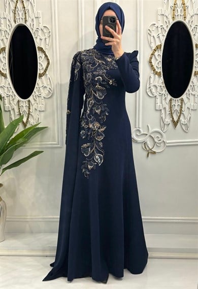 Yasemin Abiye Lacivert