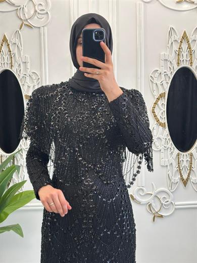 Yeni Lavanta Abiye Siyah