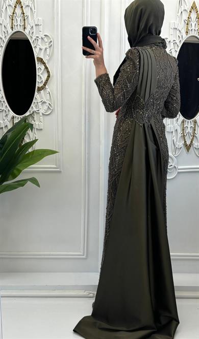 Yeni Maral Abiye Ceviz Yeşili