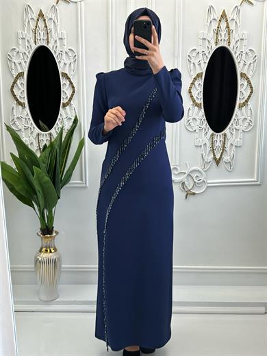 Yeşim Abiye Lacivert