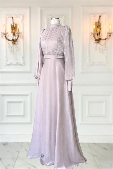 Zen Abiye Elbise Pudra