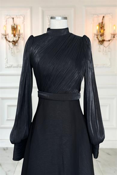 Zen Abiye Elbise Siyah