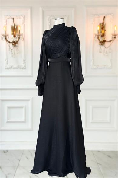 Zen Abiye Elbise Siyah