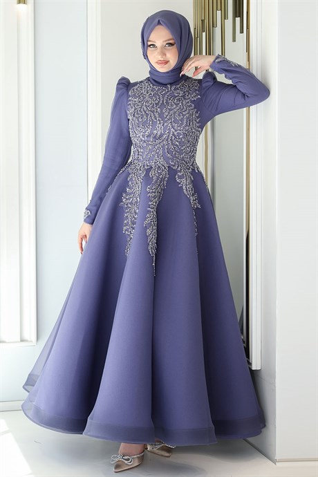  Pınar Şems - Ceylin Evening Dress Purple
