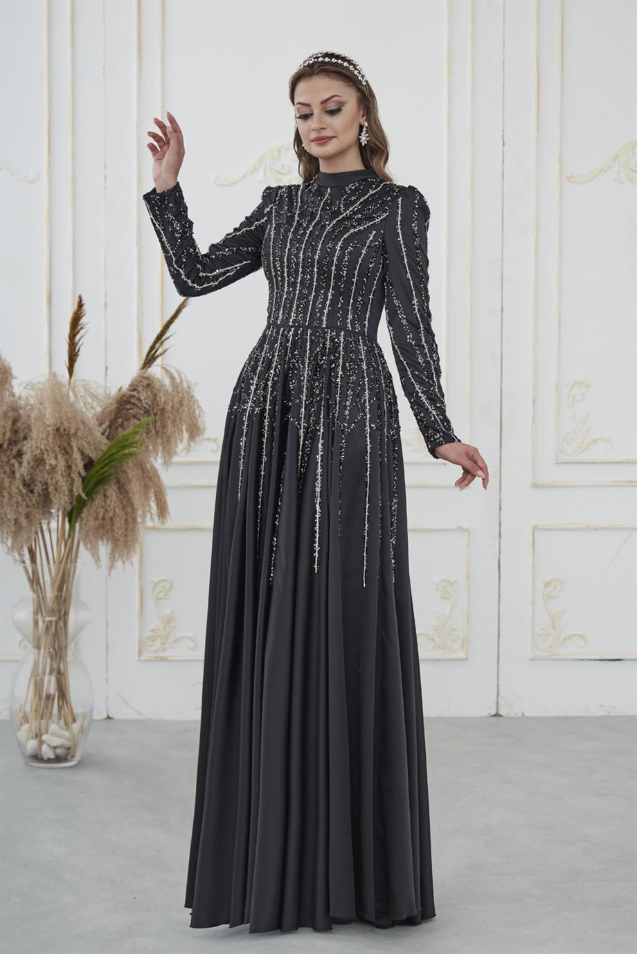 Dresslife Emma Abiye Siyah Tesettür Home