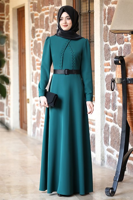Nurzade - Eliz Dress Green