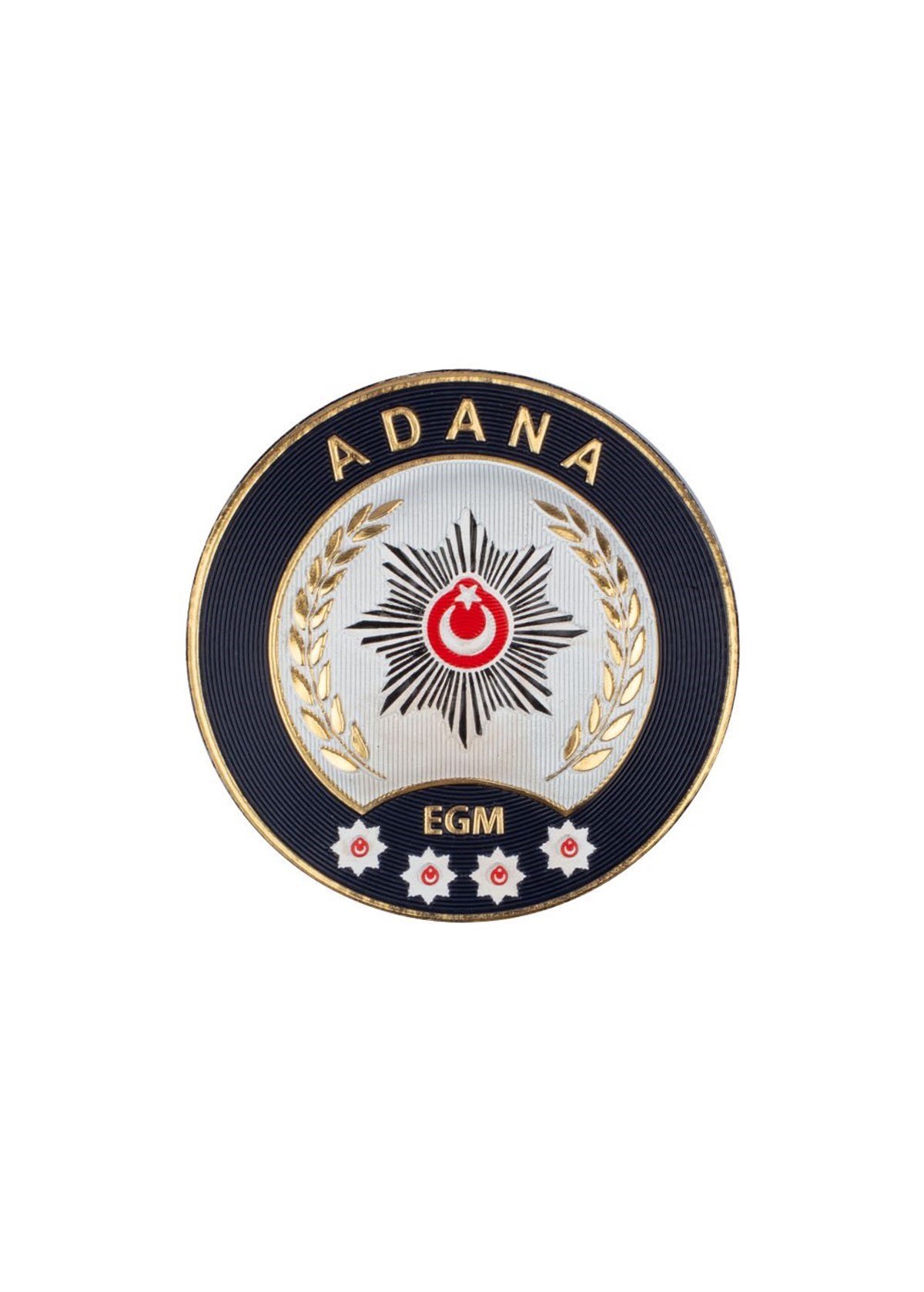 Adana İli Polis Kol Arması 3 Boyutlu Polis Arması EGM