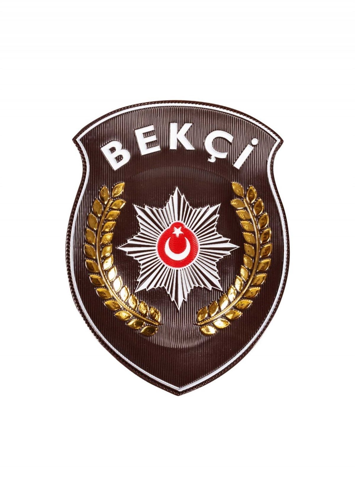 Bekçi Polis Kol Görev Arması Görev 3 Boyutlu EGM