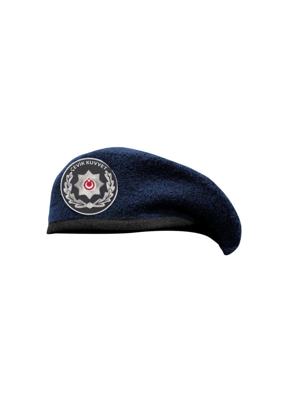 Çevik Kuvvet Polisi MalzemeleriLacivert Çevik Kuvvet Amir Yan Bere
