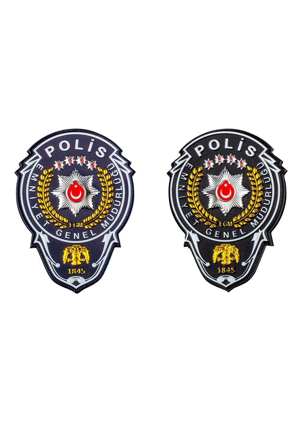 Kabartmalı EGM Polis Cüzdan Rozeti