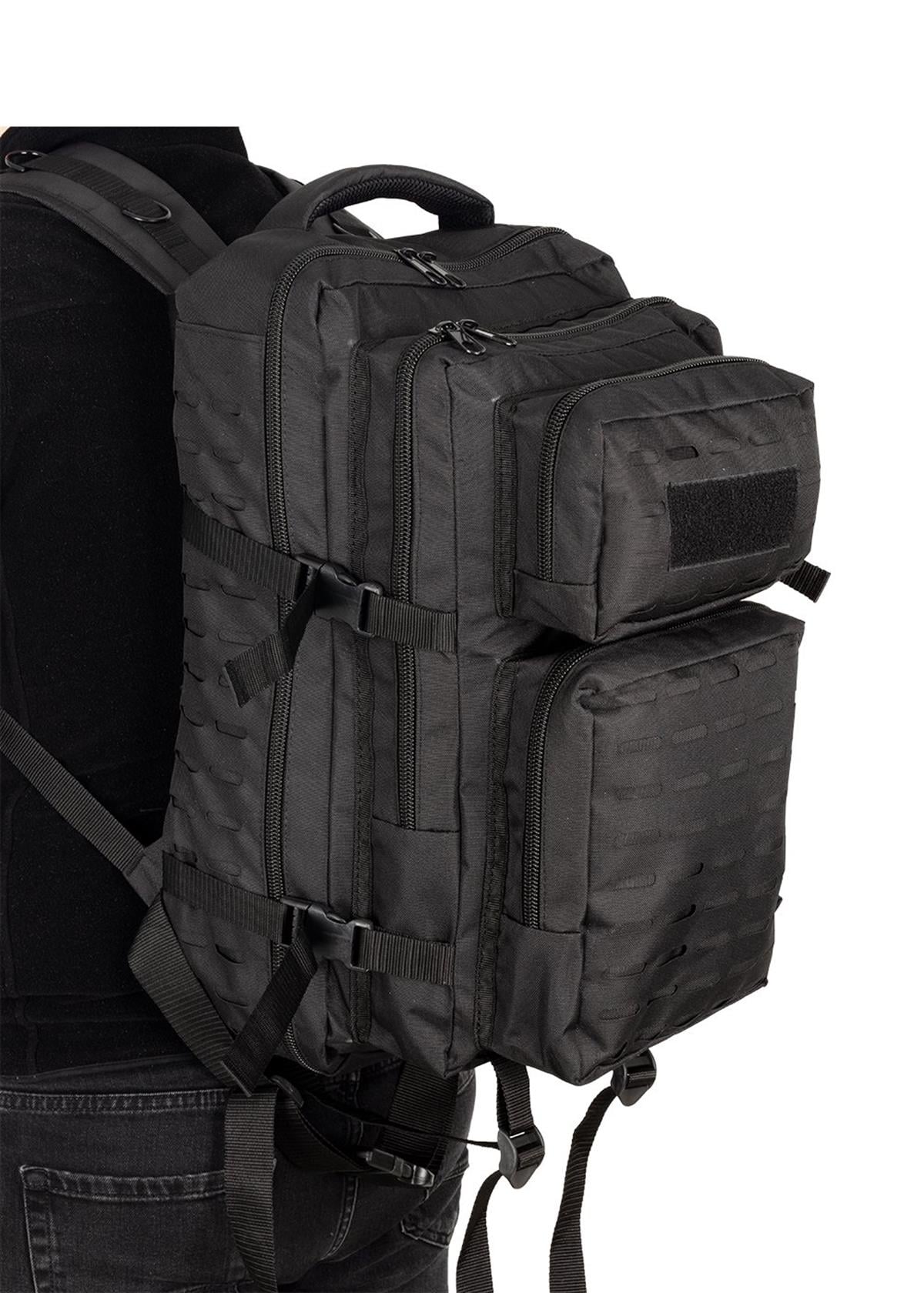 KategorisizSiyah Cordura Kumaş Taktikal Sırt Çantası