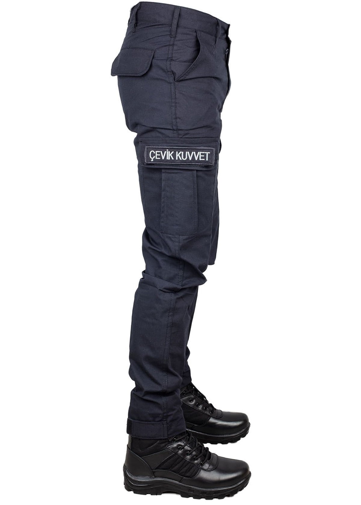 Lacivert Likralı Çevik Kuvvet Polis Pantolonu