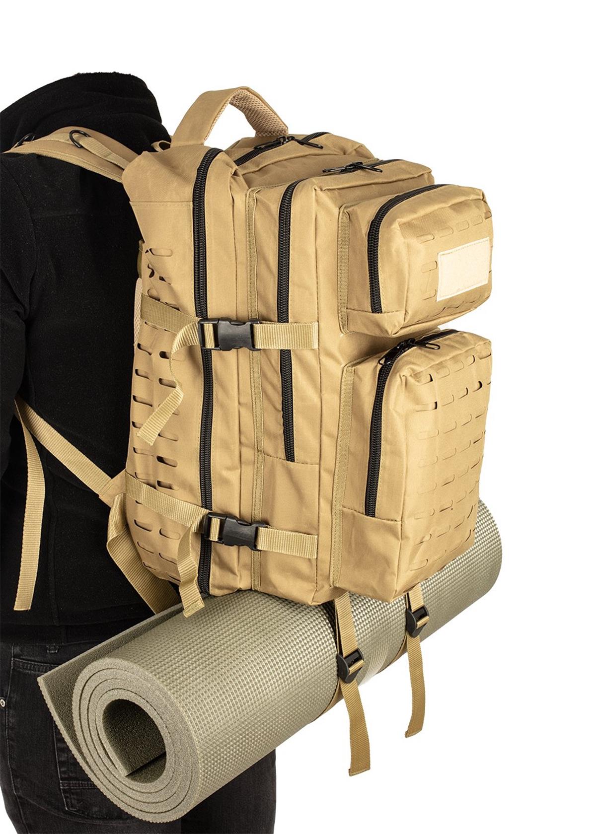 Outdoor ÇantaÇöl Rengi Cordura Kumaş Taktikal Sırt Çantası